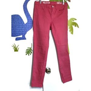 Madewell Coral Skinny Ankle Jeans Sz 26